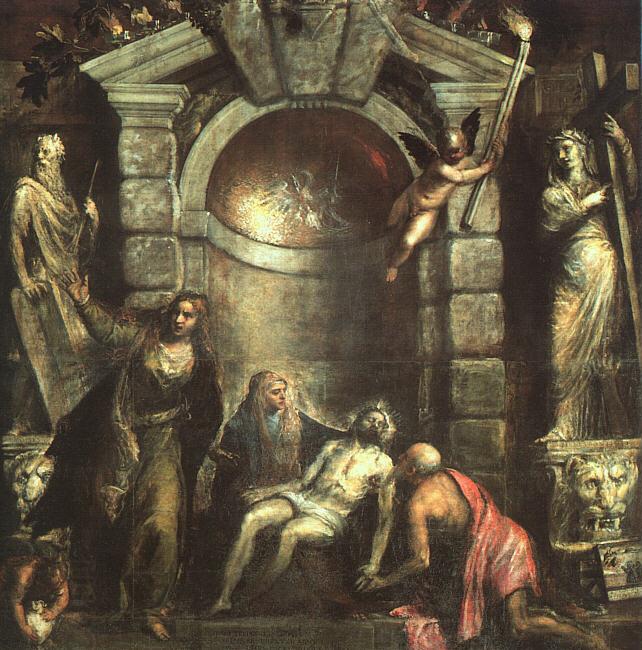  Titian Entombment (Pieta) oil painting picture